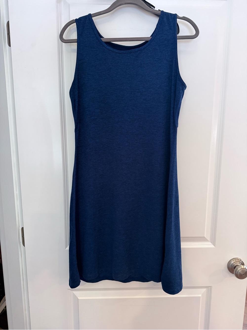 Patagonia blue Heathered scoop neck sleeveless sundress women’s size medium